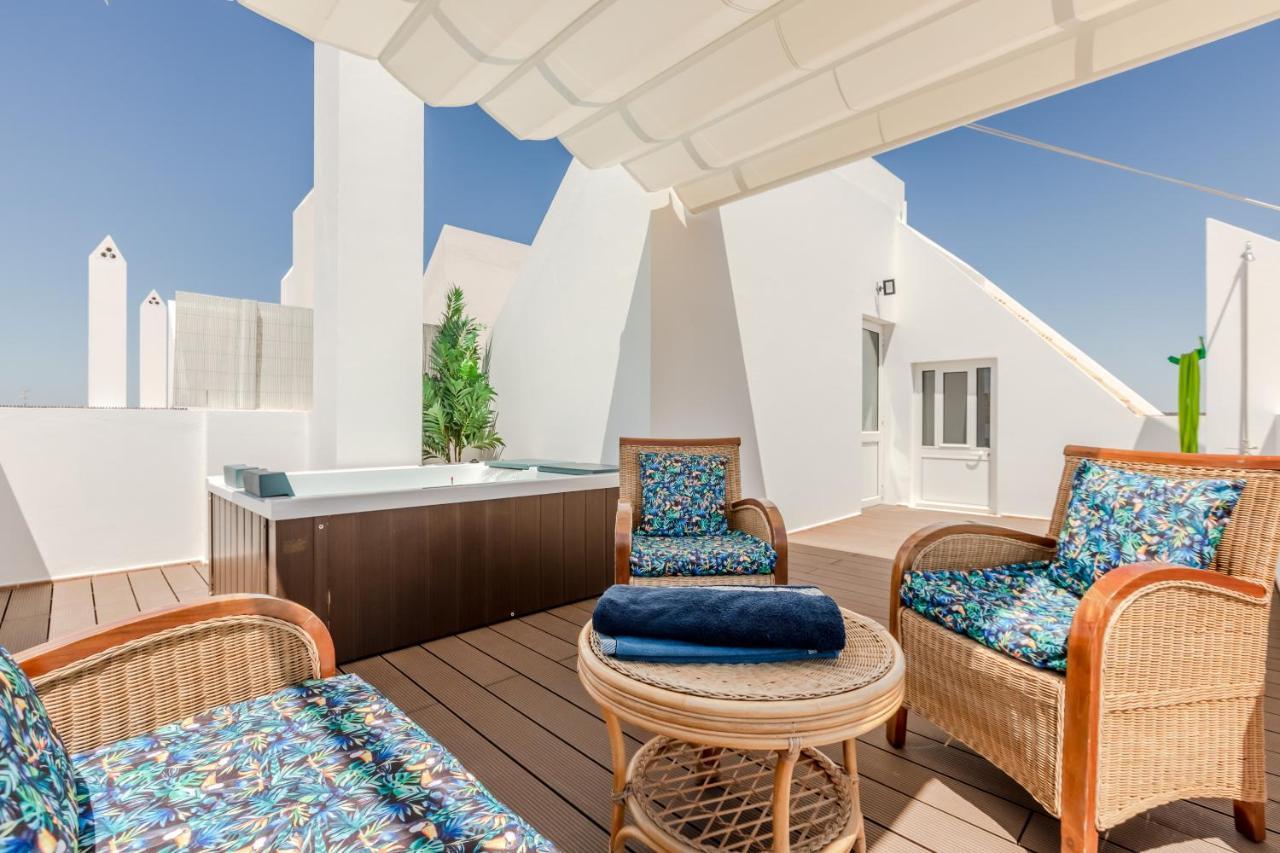 SeaScape Villa w/ pool&rooftop seaview jacuzzi in Manta Rota Vila Nova de Cacela Zewnętrze zdjęcie