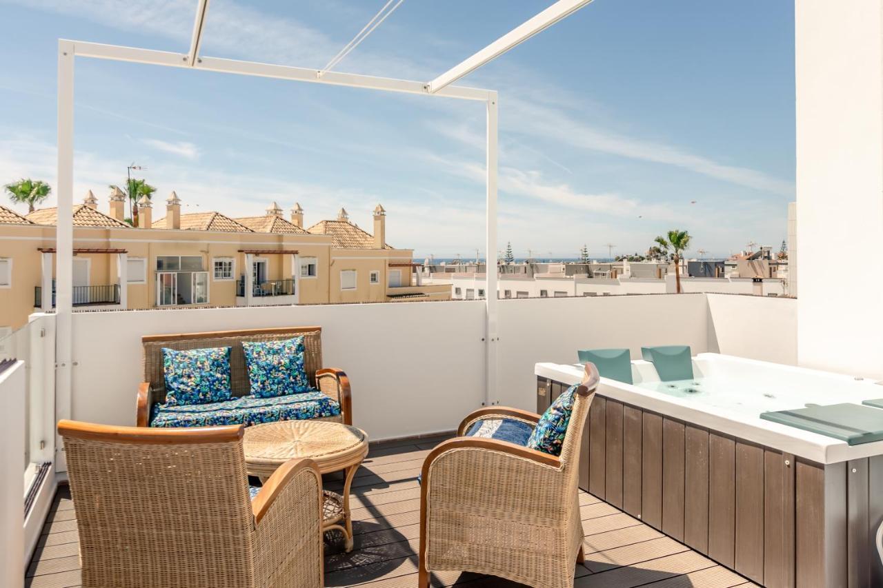 SeaScape Villa w/ pool&rooftop seaview jacuzzi in Manta Rota Vila Nova de Cacela Zewnętrze zdjęcie